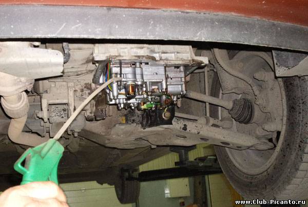 Как заменить масло в киа пиканто 2011 двигатель 1 коробка автомат?